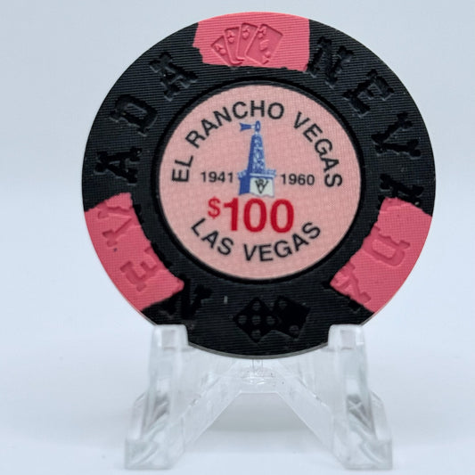 El Rancho Vegas Las Vegas Nevada 1995 LE $100 Borland Chip E7078