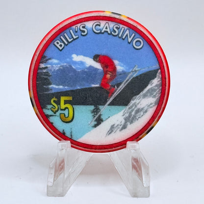 Bill's Lake Tahoe Nevada 2005 LE $5 Casino Chip E4653