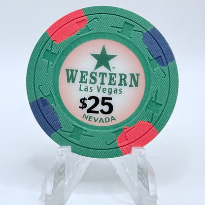 Western Las Vegas Nevada 2008 $25 Casino Chip E8433