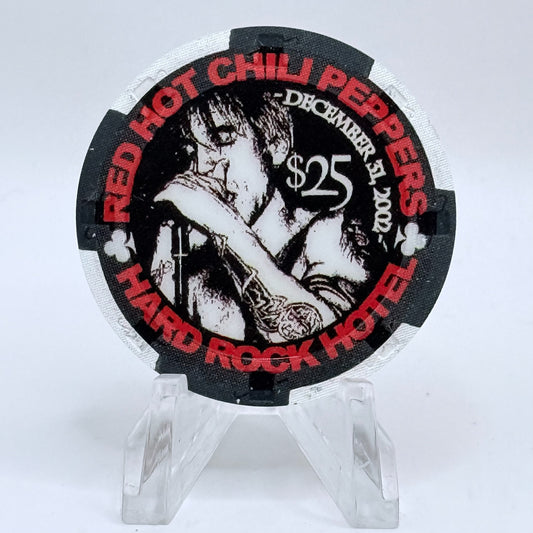 Hard Rock - Las Vegas Nevada 2002 'Red Hot Chili Peppers - Over The Moon By Midnight' LE $25 Casino Chip E0790