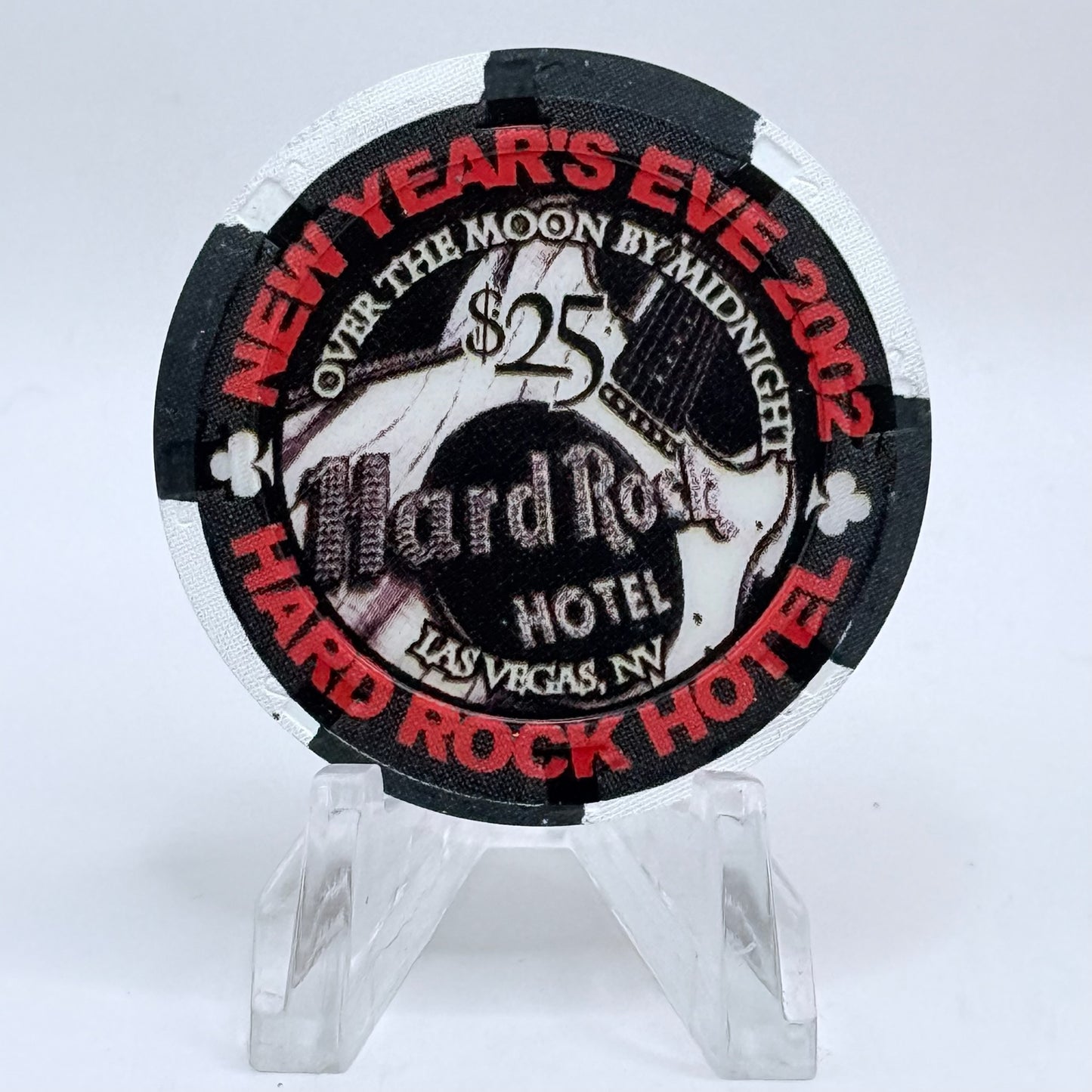Hard Rock - Las Vegas Nevada 2002 'Red Hot Chili Peppers - Over The Moon By Midnight' LE $25 Casino Chip E0790