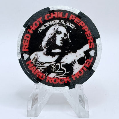 Hard Rock - Las Vegas Nevada 2002 'Red Hot Chili Peppers - We Don't Stop, Rock Around The Clock' LE $25 Casino Chip E0791