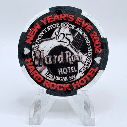 Hard Rock - Las Vegas Nevada 2002 'Red Hot Chili Peppers - We Don't Stop, Rock Around The Clock' LE $25 Casino Chip E0791
