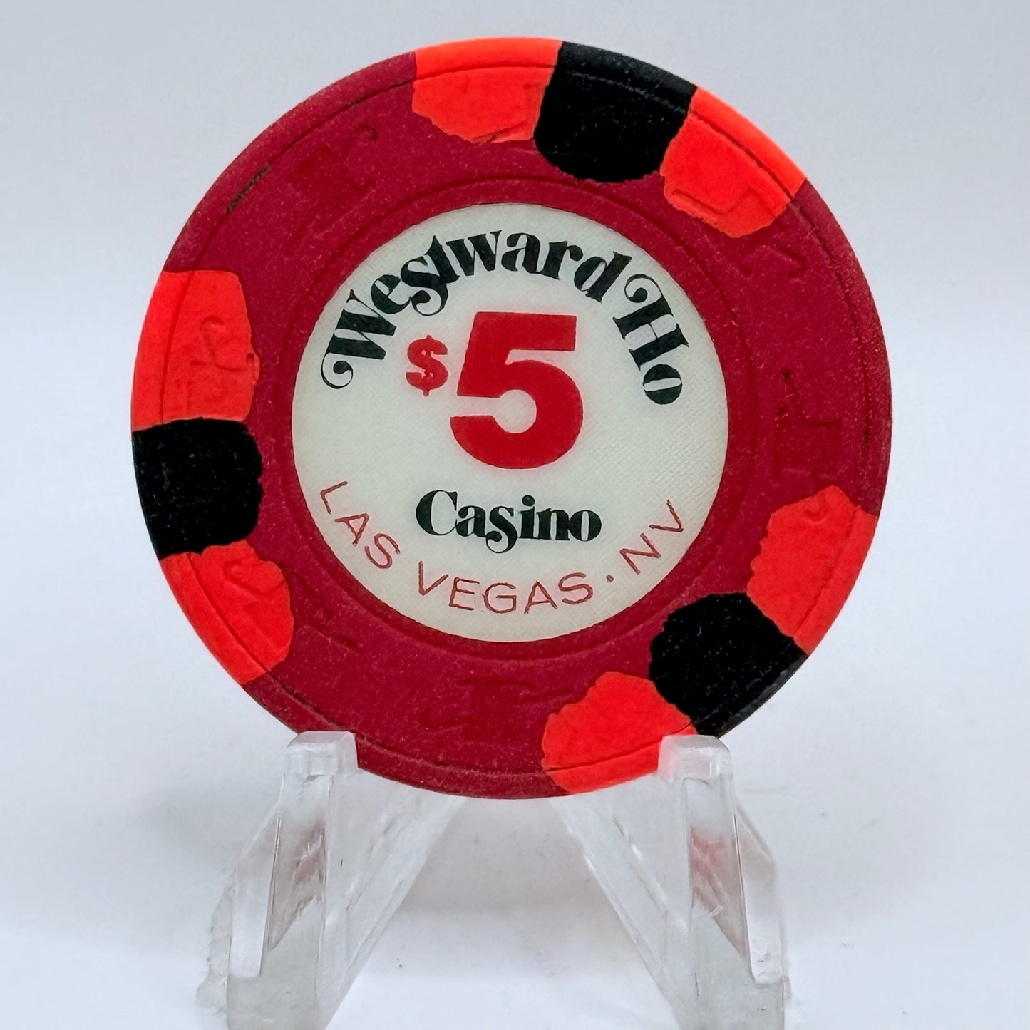 Westward Ho Las Vegas Nevada 1971 $5 Casino Chip N2305
