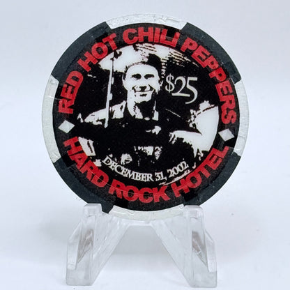 Hard Rock - Las Vegas Nevada 2002 'Red Hot Chili Peppers - What A Night To Fly My Kite On' LE $25 Casino Chip E0792