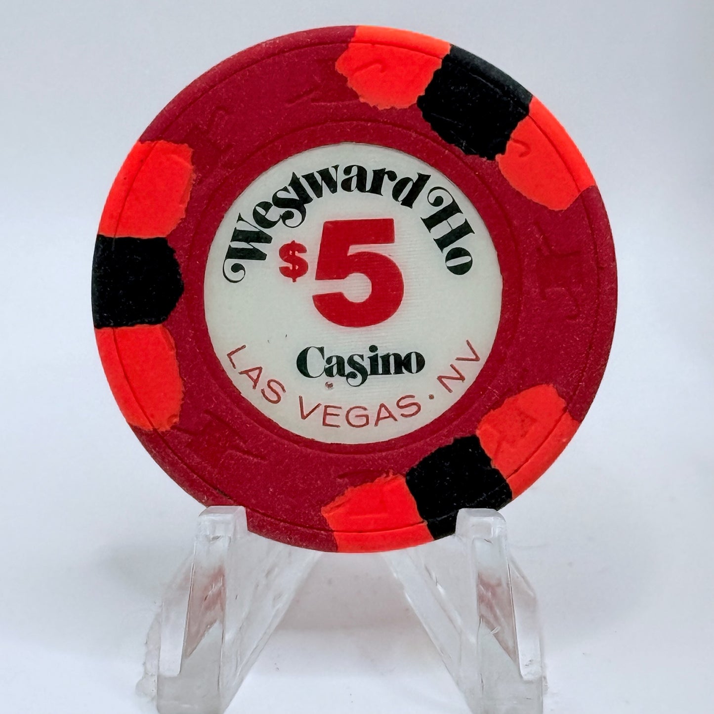 Westward Ho Las Vegas Nevada 1971 $5 Casino Chip N2305