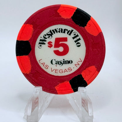 Westward Ho Las Vegas Nevada 1971 $5 Casino Chip N2305
