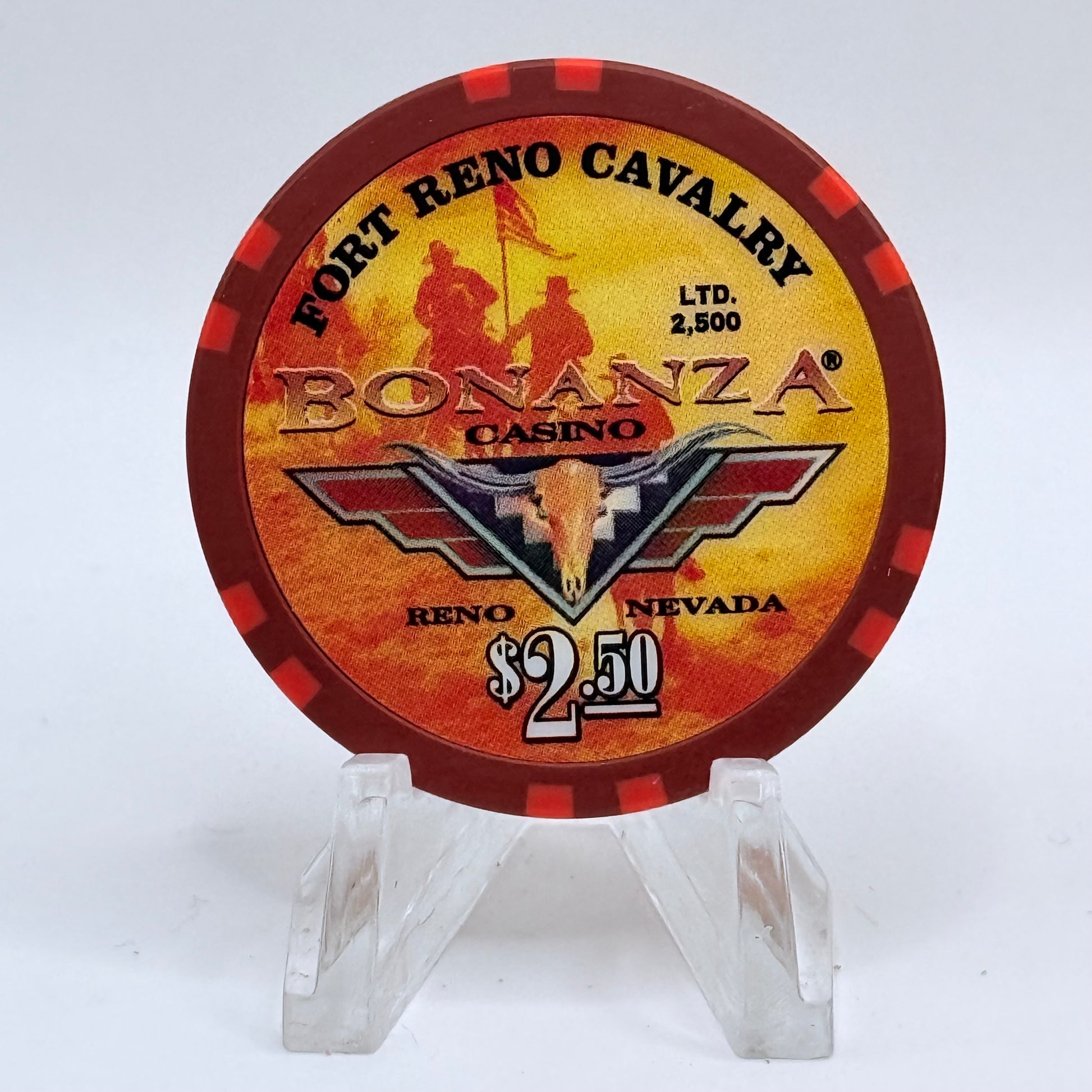Bonanza Casino Reno Nevada 2009 'Hot August Nights' LE $2.50 Casino Chip E8823