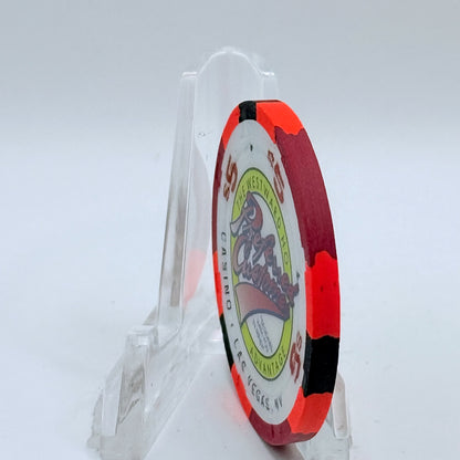 Westward Ho Las Vegas Nevada 1996 'Grubstake Jamboree' LE $5 Casino Chip N9264