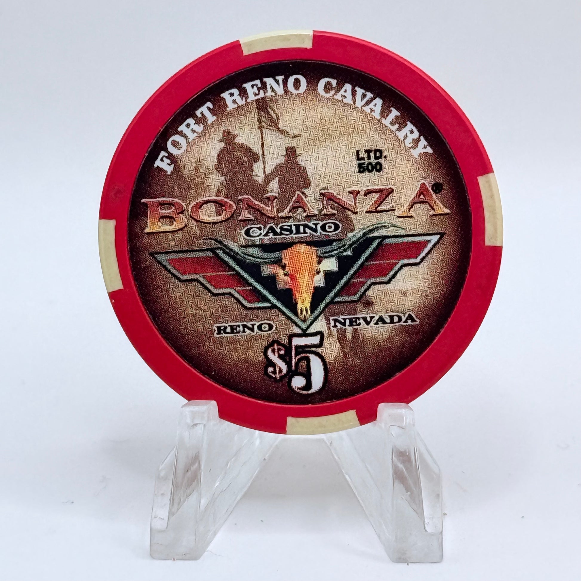 Bonanza Casino Reno Nevada 2013 'Hot August Nights - Pro-street Studebaker' LE $5 Casino Chip D1336