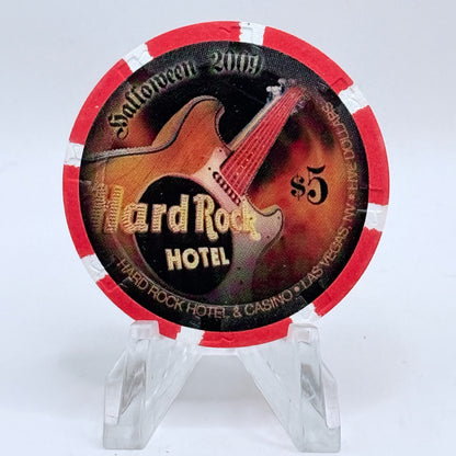 Hard Rock - Las Vegas Nevada 2009 'Halloween' LE $5 Casino Chip E9169
