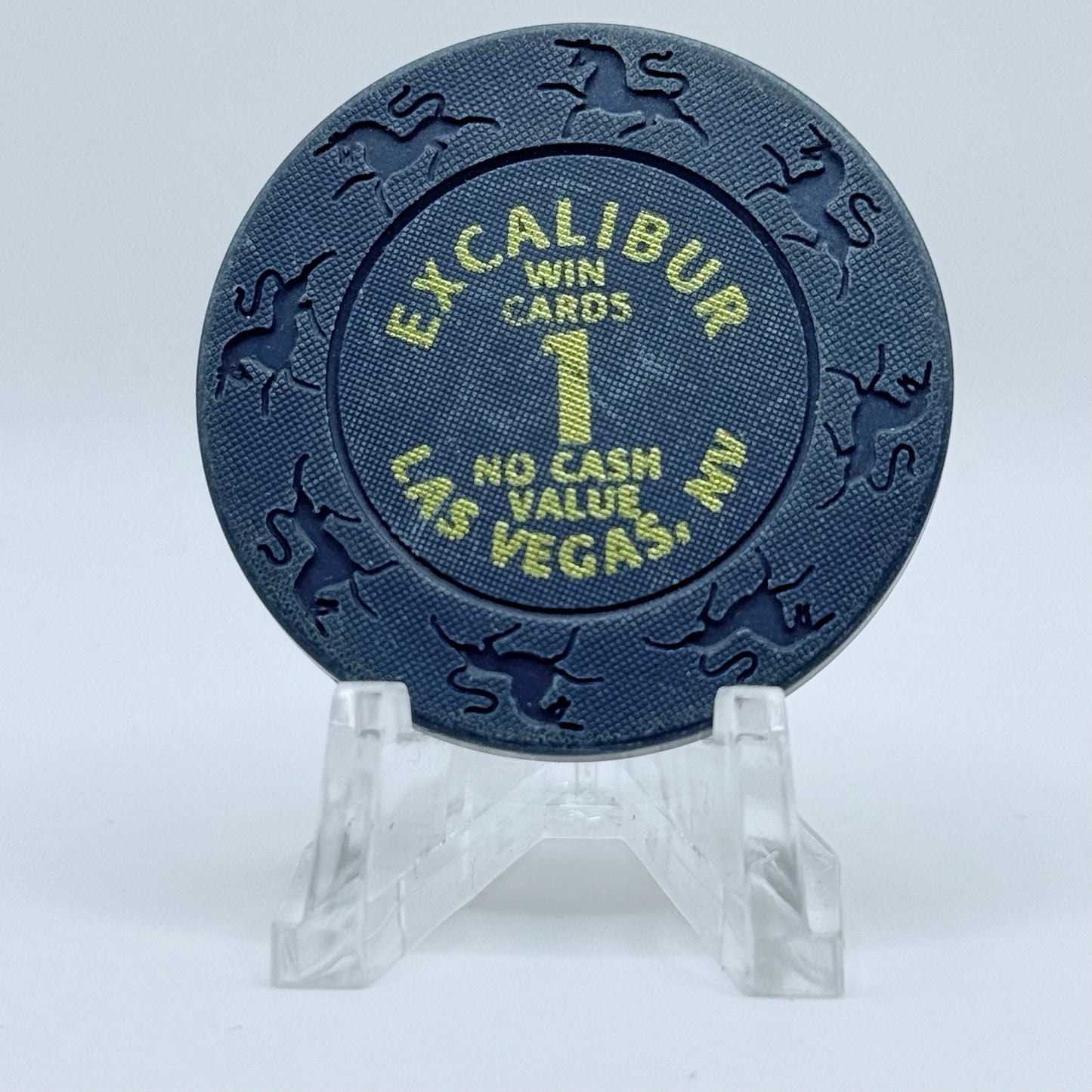 Excalibur Las Vegas Nevada $1 Win Cards Chips V2388.1
