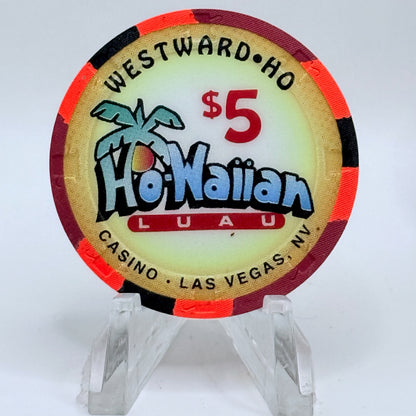 Westward Ho Las Vegas Nevada 1999 'Ho-waiian, Millennium' LE $5 Casino Chip V6021