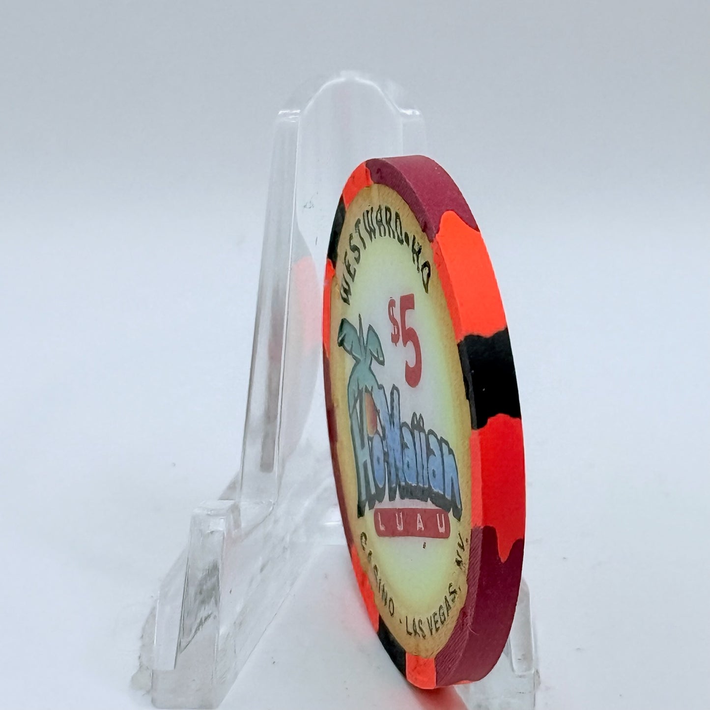 Westward Ho Las Vegas Nevada 1999 'Ho-waiian, Millennium' LE $5 Casino Chip V6021