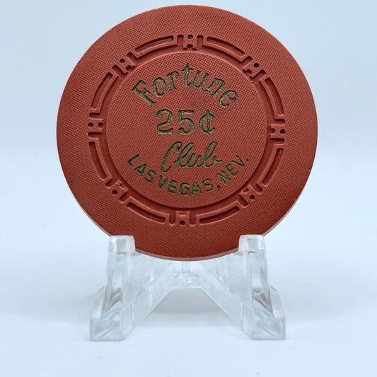 Fortune Club Las Vegas Nevada 1953 $0.25 Casino Chip N1614