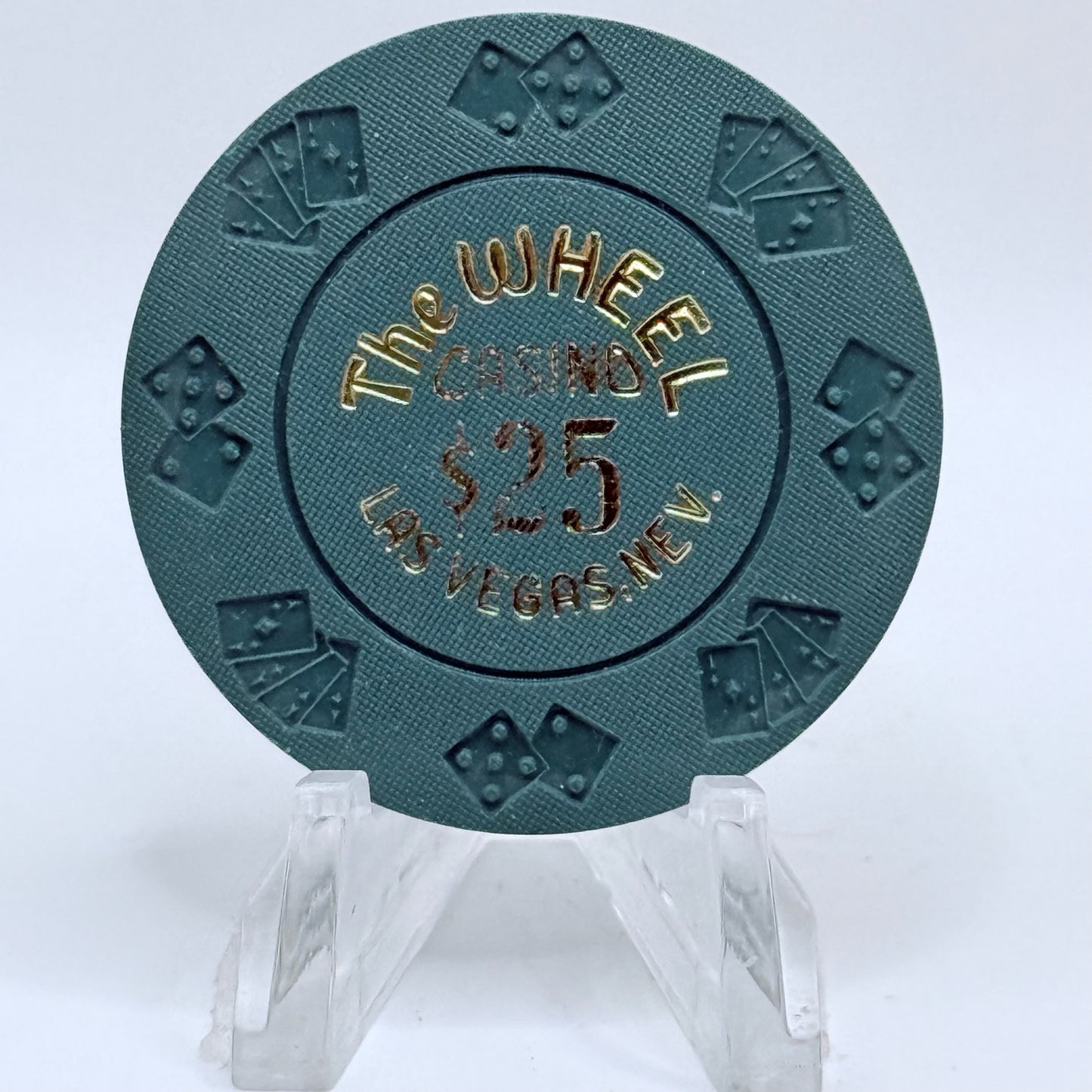 The Wheel Las Vegas Nevada 1980s $25 Imitation Chip N0952