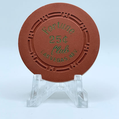 Fortune Club Las Vegas Nevada 1953 $0.25 Casino Chip N1614