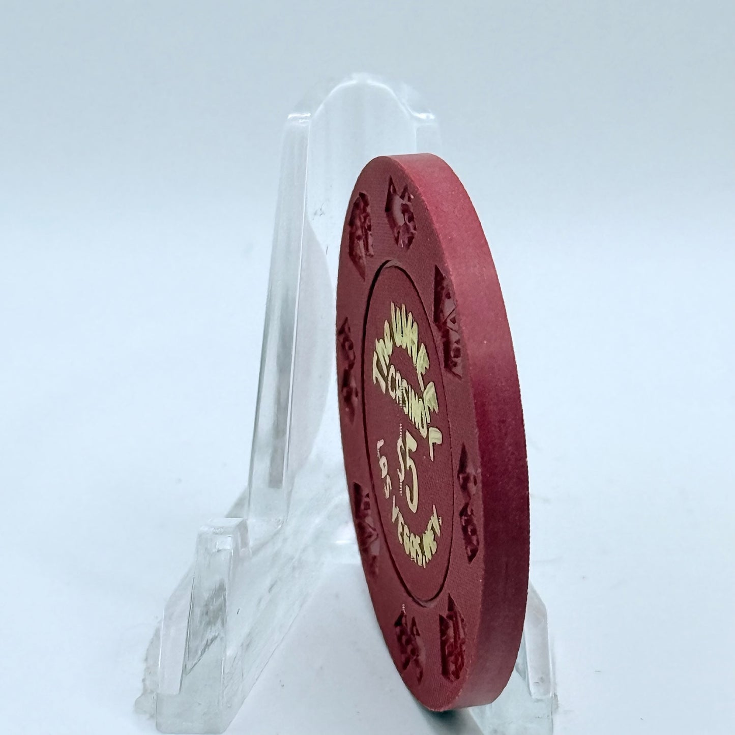 The Wheel Las Vegas Nevada 1980s $5 Imitation Chip V1714