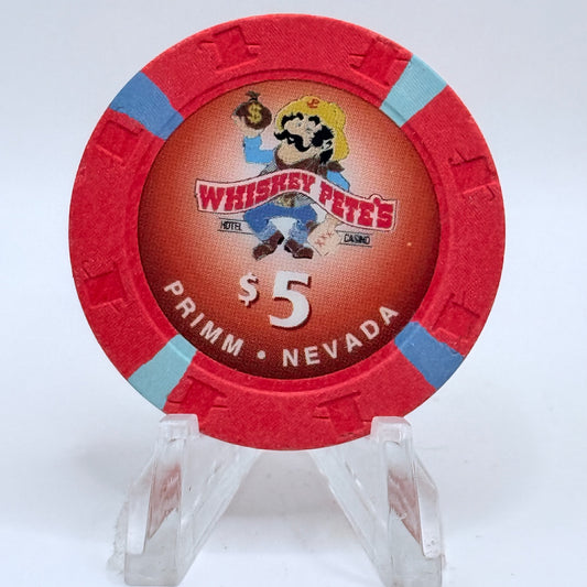 Whiskey Pete's Primm Nevada 1999 $5 Casino Chip V6033