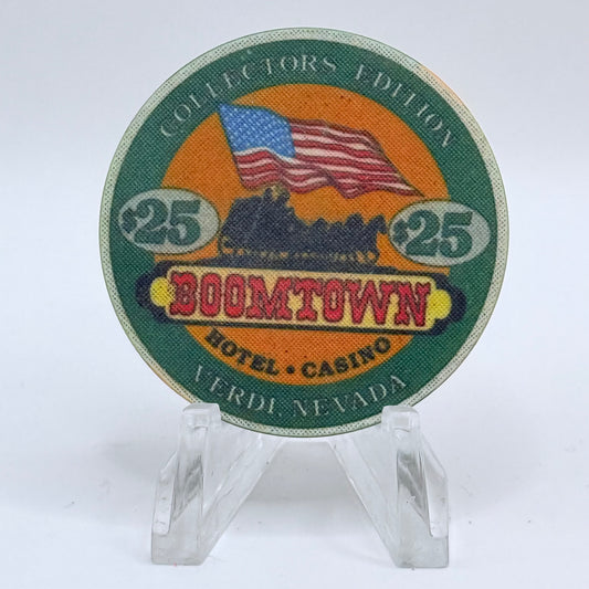 Boomtown 2000 '25th Silver Anniversary Chip' LE $25 Casino Chip V7370