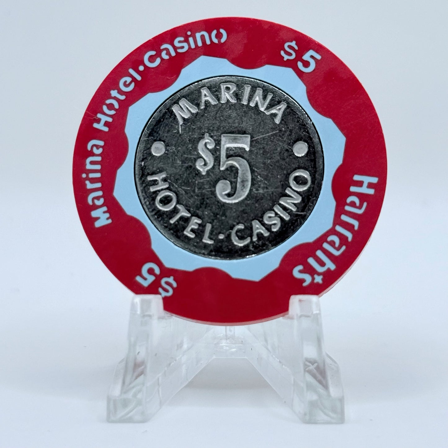 Harrah's (Marina) Atlantic City New Jersey $5 Casino Chip