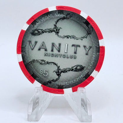 Hard Rock - Las Vegas Nevada 2010 'Vanity' LE $5 Casino Chip E9618