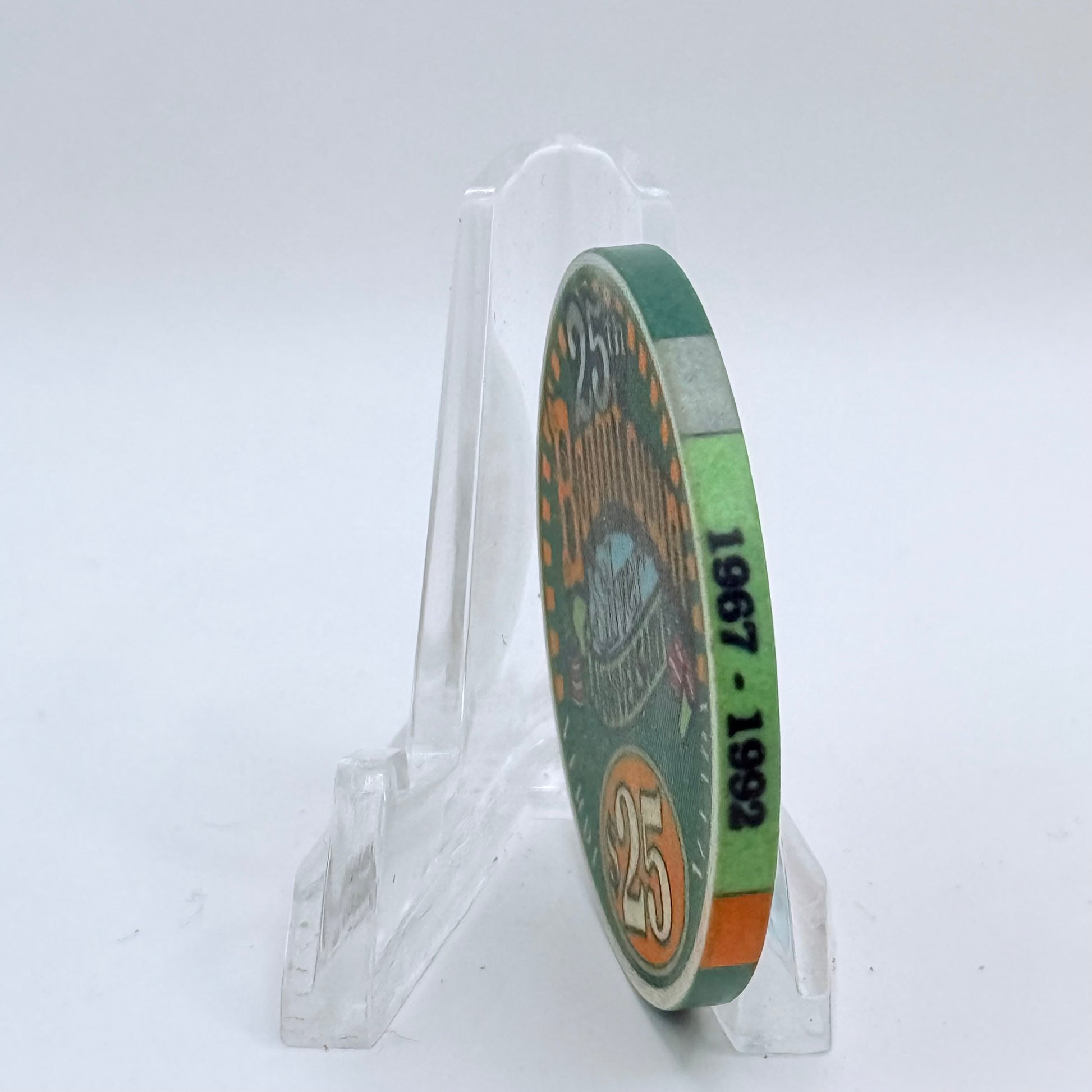 Boomtown 2000 '25th Silver Anniversary Chip' LE $25 Casino Chip V7370
