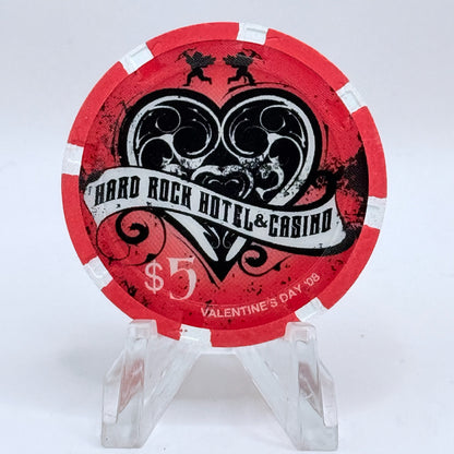 Hard Rock - Las Vegas Nevada 2008 LE $5 Casino Chip E7438