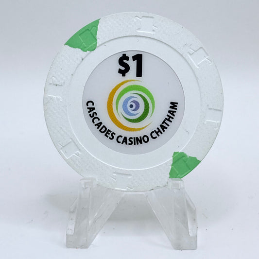 Cascades Casino - Chatham Chatham Ontario $1 Casino Chip