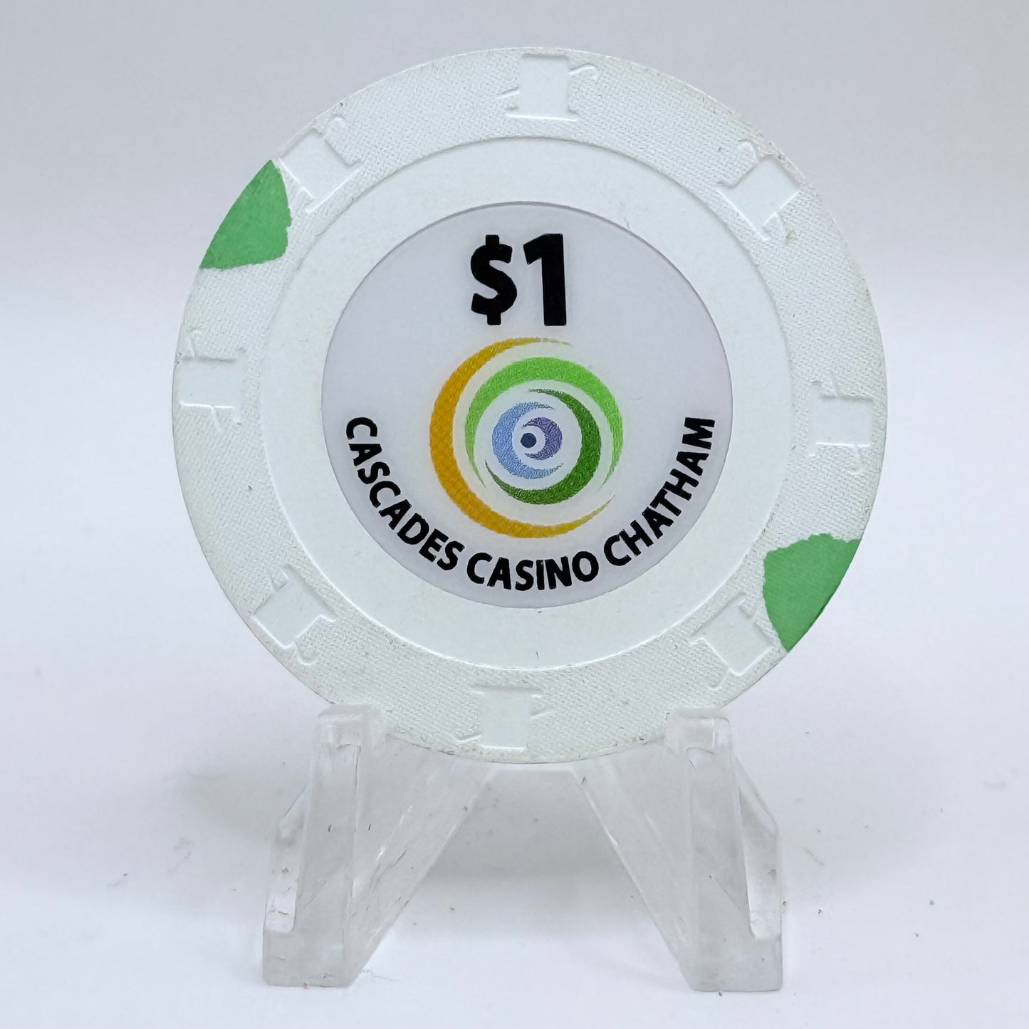 Cascades Casino - Chatham Chatham Ontario $1 Casino Chip
