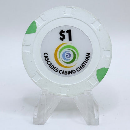 Cascades Casino - Chatham Chatham Ontario $1 Casino Chip