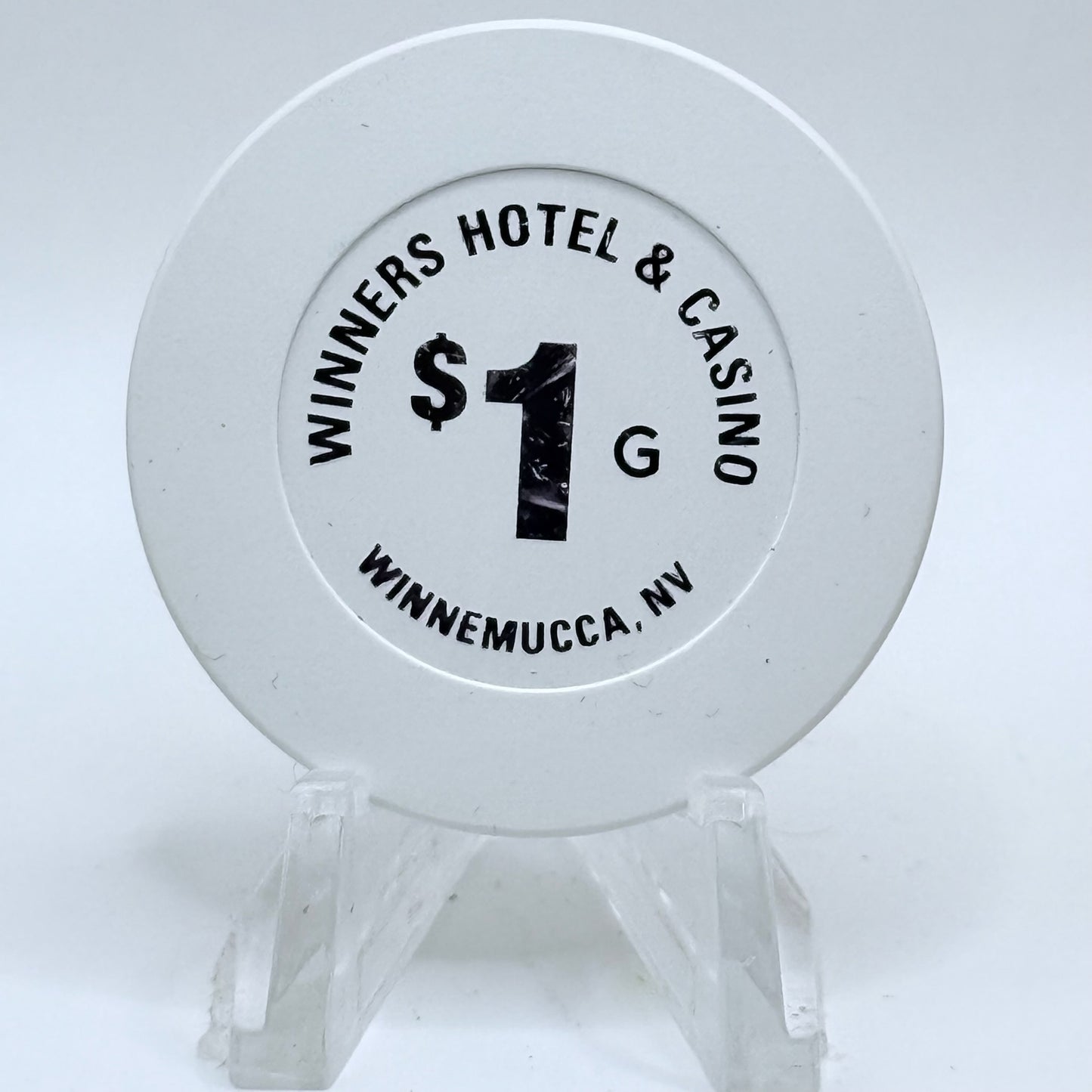 Winners Hotel & Casino Winnemucca Nevada 2010 $1 Casino Chip E9950