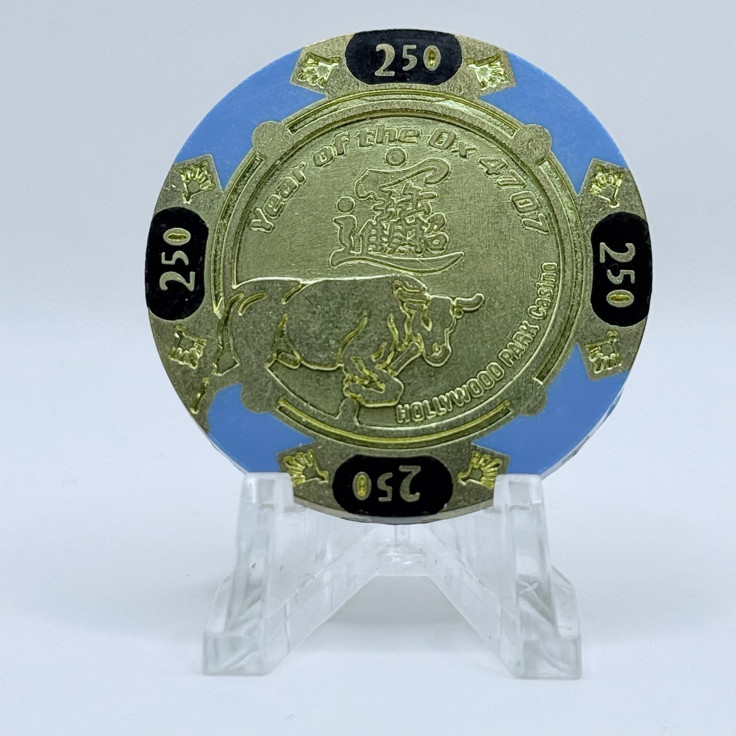 Hollywood Park Casino Inglewood California 2009 LE $2.50 Casino Chip