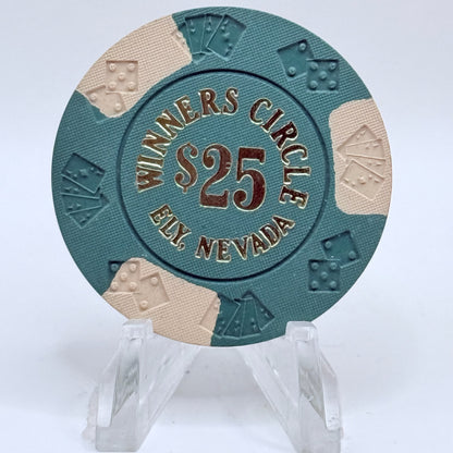 Winners Circle Ely Nevada 1983 $25 Casino Chip N3404