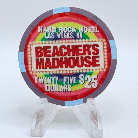 Hard Rock - Las Vegas Nevada 2007 'Beacher's Madhouse - Leonid' LE $25 Casino Chip E6087