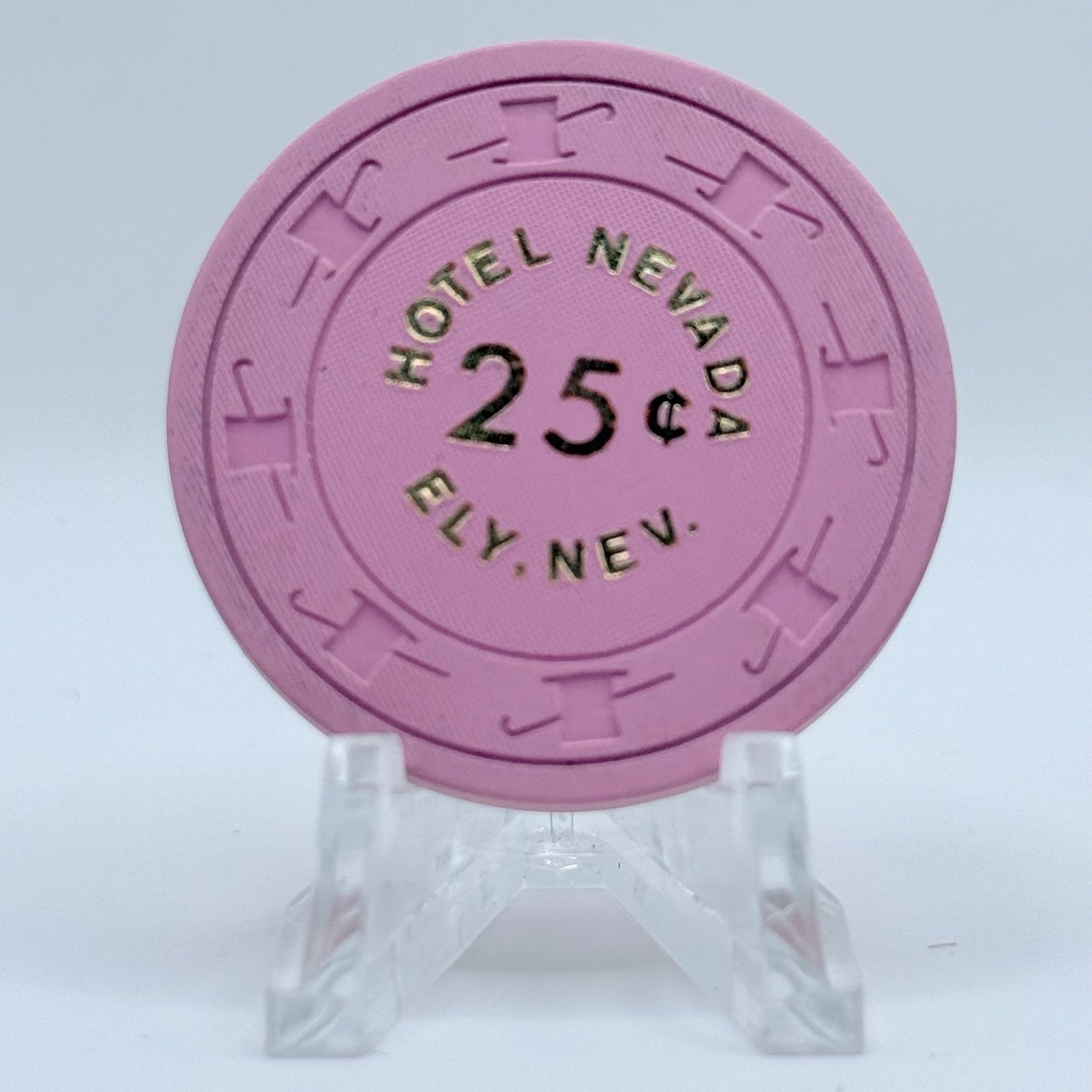 Hotel Nevada Ely Nevada 1978 $0.25 Casino Chip N3139.L