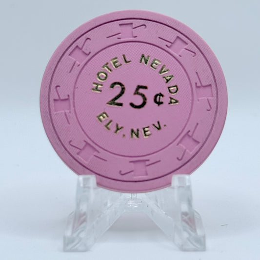 Hotel Nevada Ely Nevada 1978 $0.25 Casino Chip N3139.L
