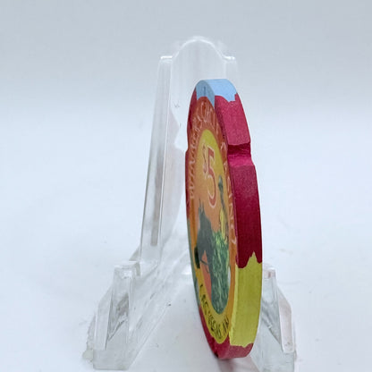 Winner's Circle Casino Las Vegas Nevada 1997 $5 Casino Chip V3615 - notched