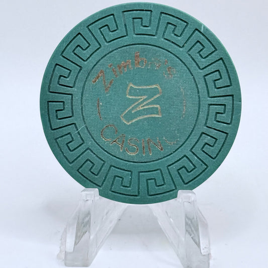 Zimba's Reno Nevada 1971 Series 102 Roulette Casino Chip E6314