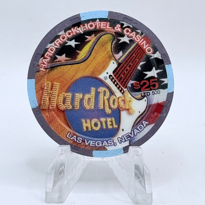 Hard Rock - Las Vegas Nevada 2000 'Lenny Kravitz' LE $25 Casino Chip V6751