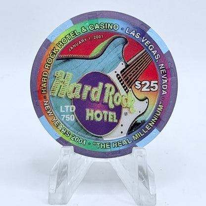 Hard Rock - Las Vegas Nevada 2000 'Van Morrison' LE $25 Casino Chip V6311