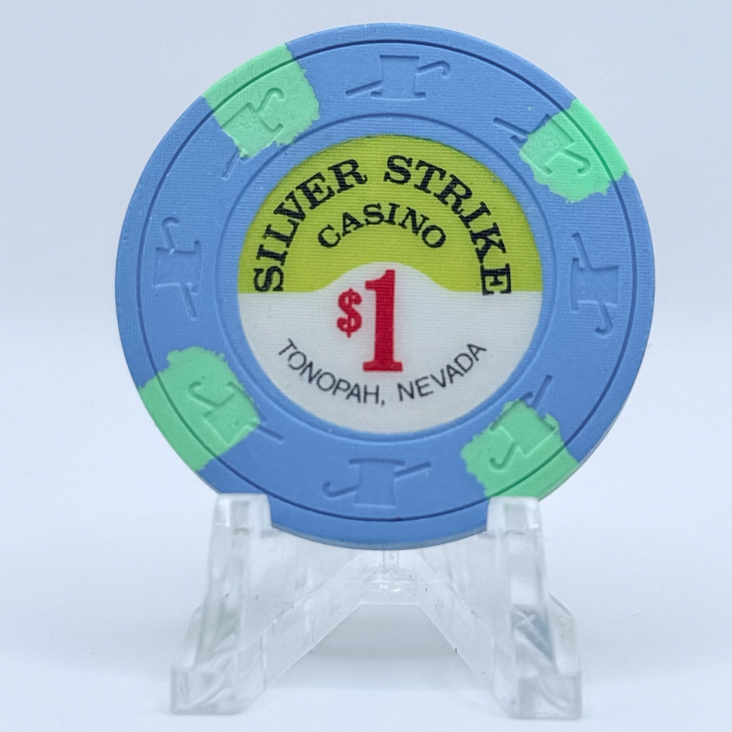 Silver Strike Tonopah Nevada 1981 $1 Casino Chip N2342