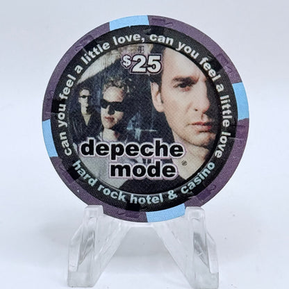 Hard Rock - Las Vegas Nevada 2001 'Depeche Mode' LE $25 Casino Chip V8693