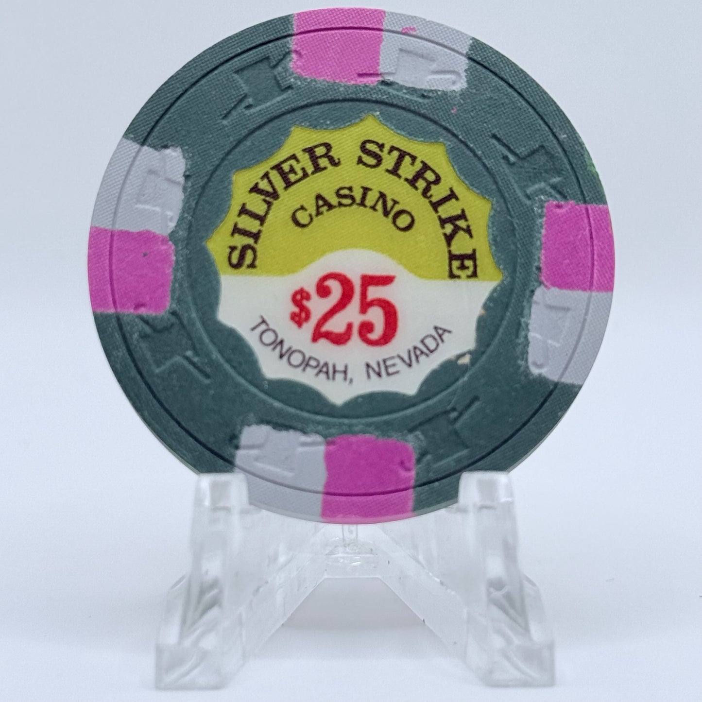 Silver Strike Tonopah Nevada 1981 $25 Casino Chip N2597