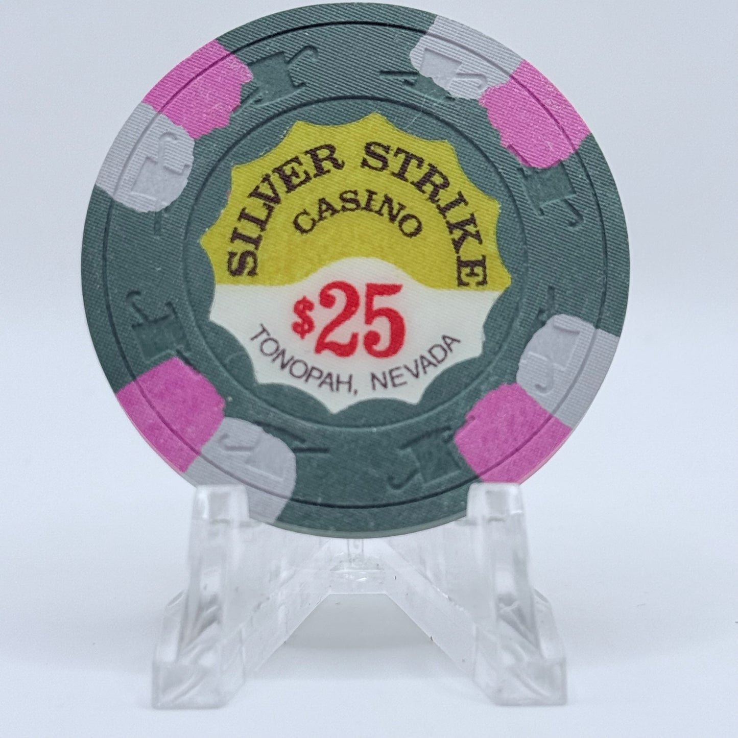 Silver Strike Tonopah Nevada 1981 $25 Casino Chip N2597