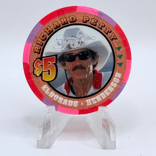 Eldorado Henderson Nevada 2000 'Richard Petty' LE $5 Casino Chip V4041