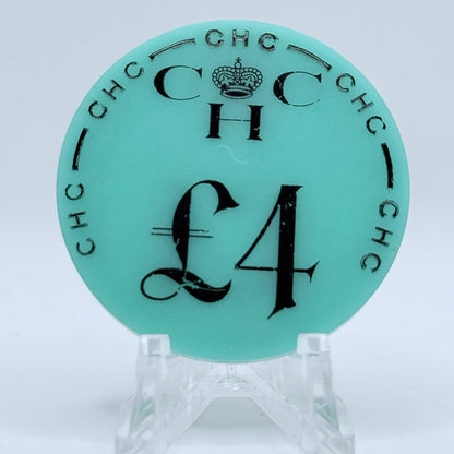 Curzon House Club London United Kingdom £4 Casino Chip CZO004