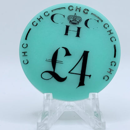 Curzon House Club London United Kingdom £4 Casino Chip CZO004