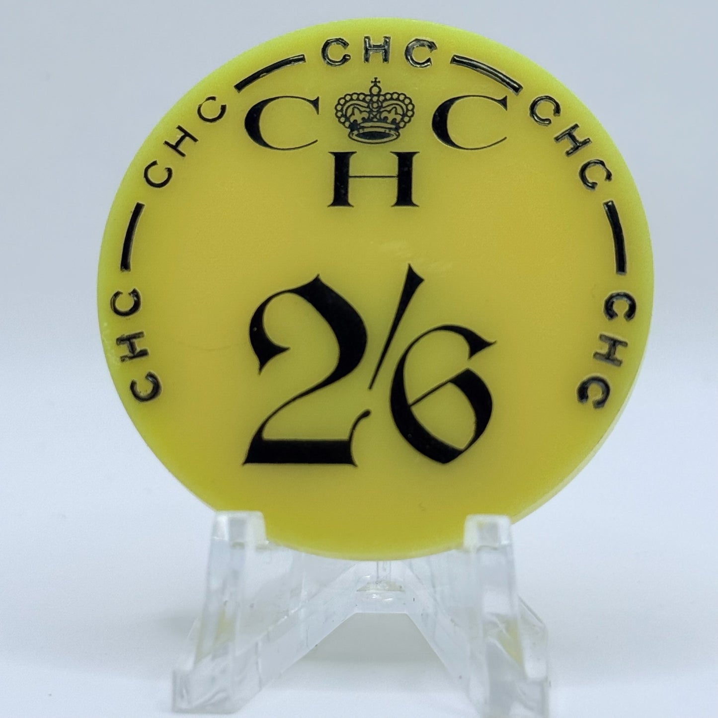 Curzon House Club London United Kingdom 2/6 Table Chips - Older Currency CZO00F