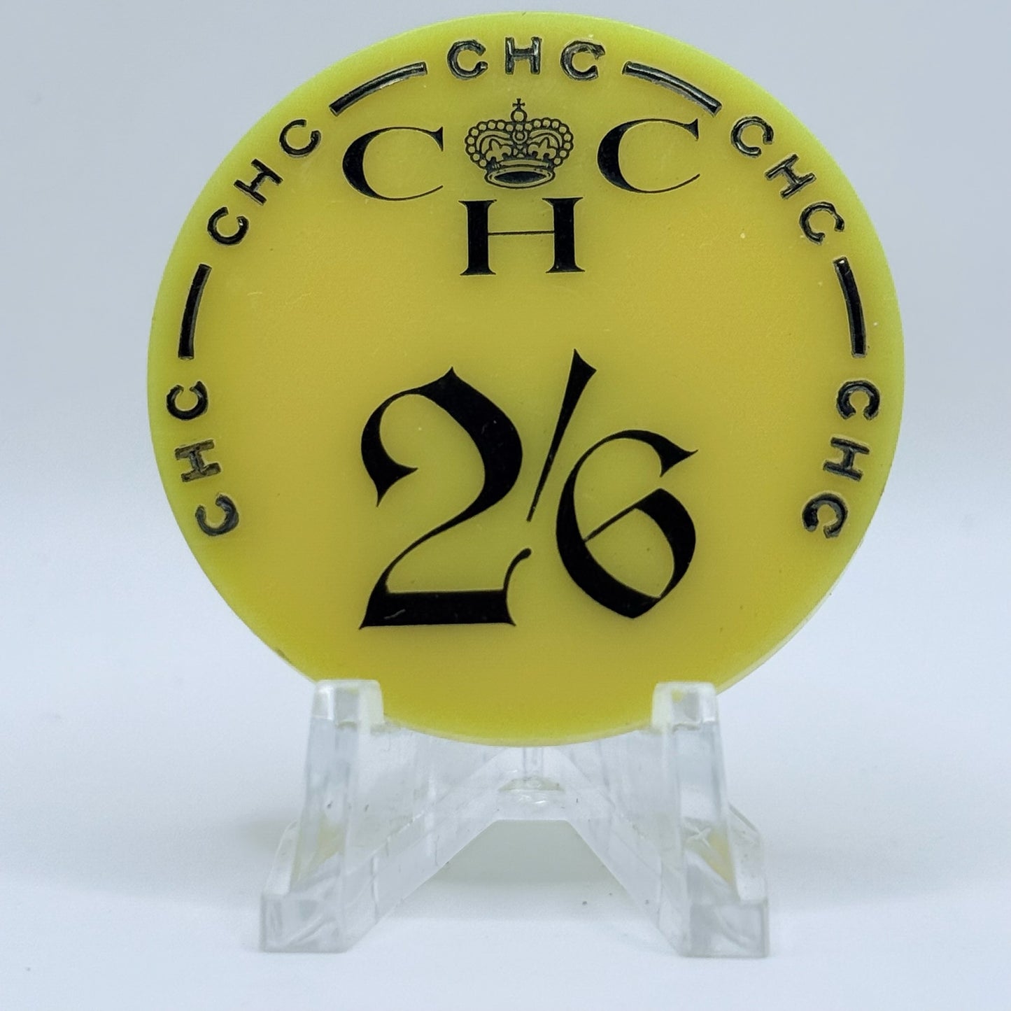 Curzon House Club London United Kingdom 2/6 Table Chips - Older Currency CZO00F